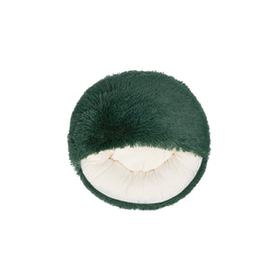 Snoodie Faux Fur Pet Cave with Removable Cover Eden Green