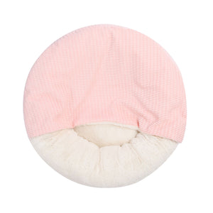 Cushioned Hooded Nest Pink