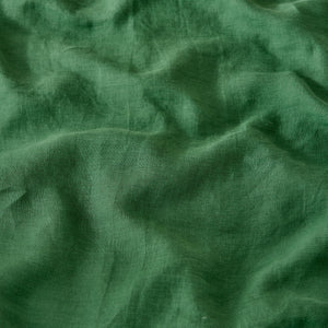 100% European Flax Linen Quilt Cover Set Olive