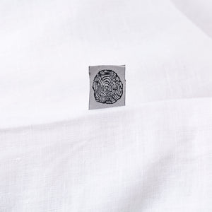 Vintage Washed Hemp Linen Quilt Cover Set White