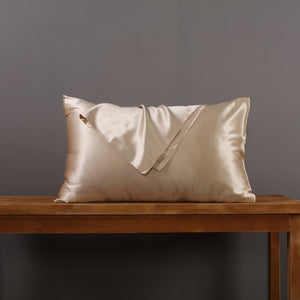 Natural Home 25 Momme Premium Mulberry Silk Pillowcase Gold Standard