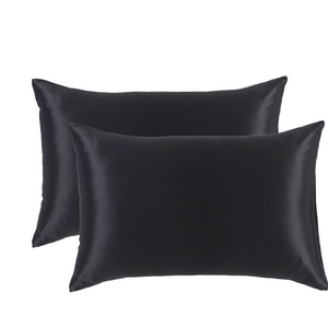 Natural Home 25 Momme Premium Mulberry Silk Pillowcase Charcoal Standard