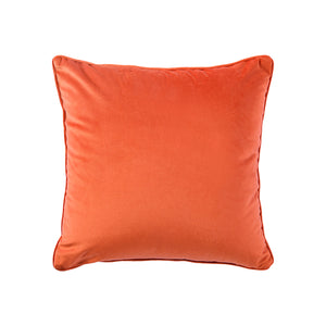Bronte Velvet Cushion Burnt Orange