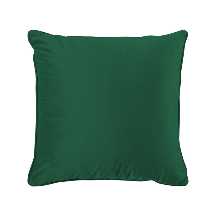 Bronte Velvet Cushion Emerald Green
