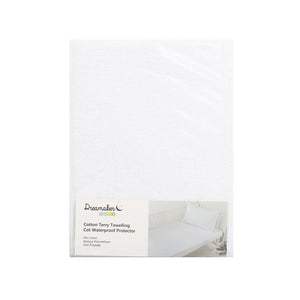 Cotton Terry Towelling Waterproof Mattress Protector Cot