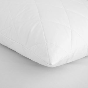 100% Cotton Quilted Pillow Protector - 48x73cm (2 Pack)