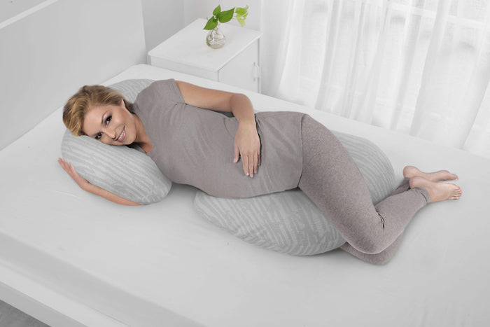 Bamboo Covered C-Shape Maternity Pillow