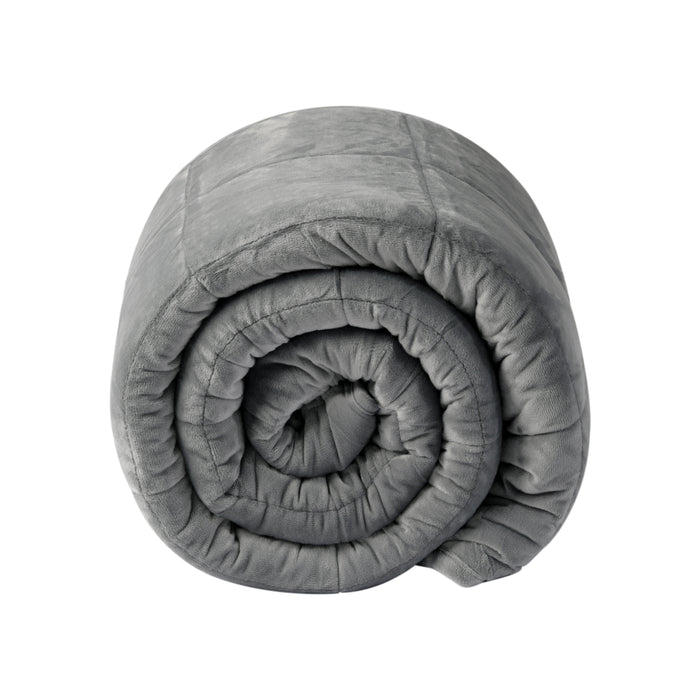Calming Soft Weighted Blanket Grey