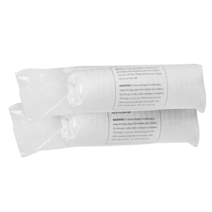 Rolled Microfibre Pillow Standard Twin Pack