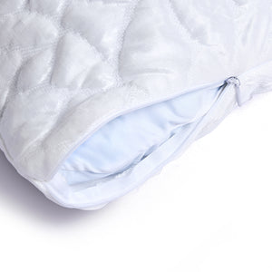 Cooling Gel Shredded Memory Foam Pillow White