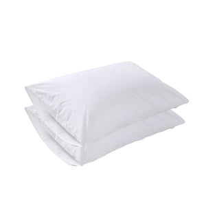 Commercial Standard Pillowcase White Cotton-Polyester Blend 51x56cm - 10 pack