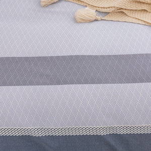 Portofino Stripe 100% Cotton Quilt Cover Set Blue