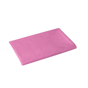 250TC Plain Dyed Euro Pillowcases Pink 65x65cm