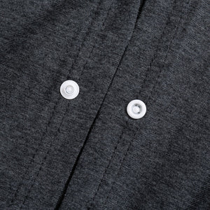 Cotton Jersey Quilt Cover Set Charcoal