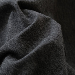 Cotton Jersey Quilt Cover Set Charcoal