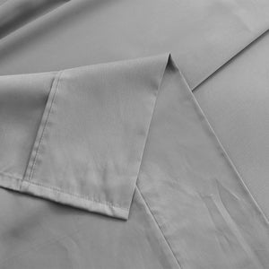 400TC Bamboo Cotton Blend Sateen Sheet Set Dove Grey