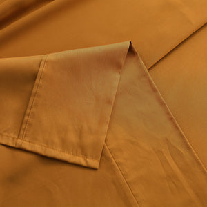 400TC Bamboo Cotton Blend Sateen Sheet Set Rust