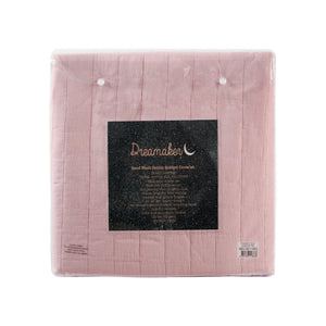 Premium Quilted Sandwash Coverlet Dusty Pink