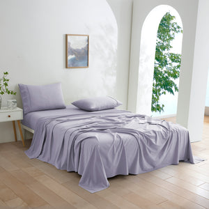 Micro Flannel Sheet Set Lavender