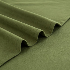 Micro Flannel Sheet Set Olive