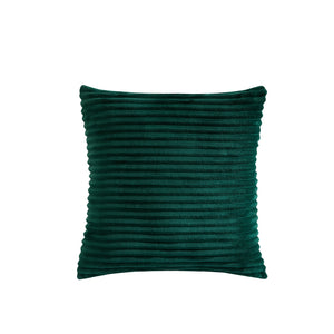 Embossed Teddy Fleece Cushion Emerald 45x45cm