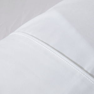 500TC Cotton Sateen Euro Pillowcase White