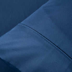 500TC Cotton Sateen Euro Pillowcase Navy