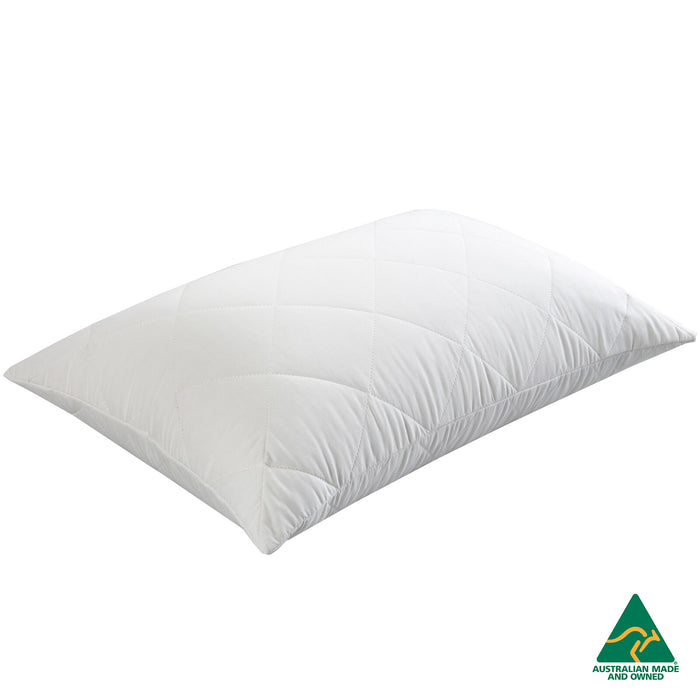 Australian Made Magnetic Therapy Support Pillow with Natural Cotton Percale Cover