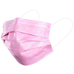 3ply Surgical Face Masks Pink